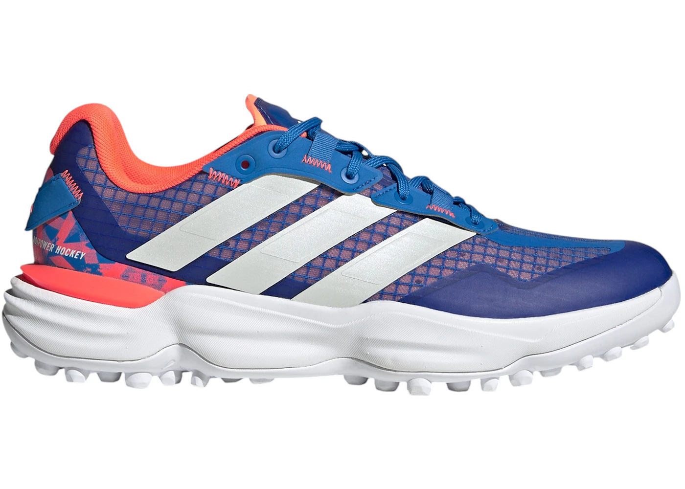 adidas Adipower Hockey 3 Field Hockey Bright Royal Zero Metalic Cloud White