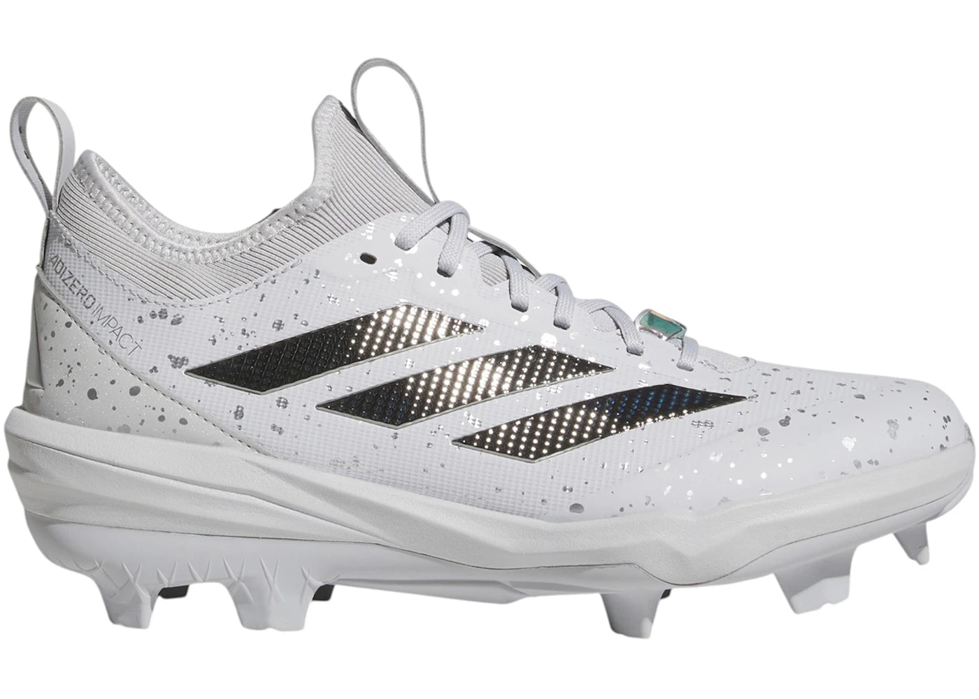 adidas Adizero Impact TPU BSB 2.0 Shades Light Grey Silver Metallic