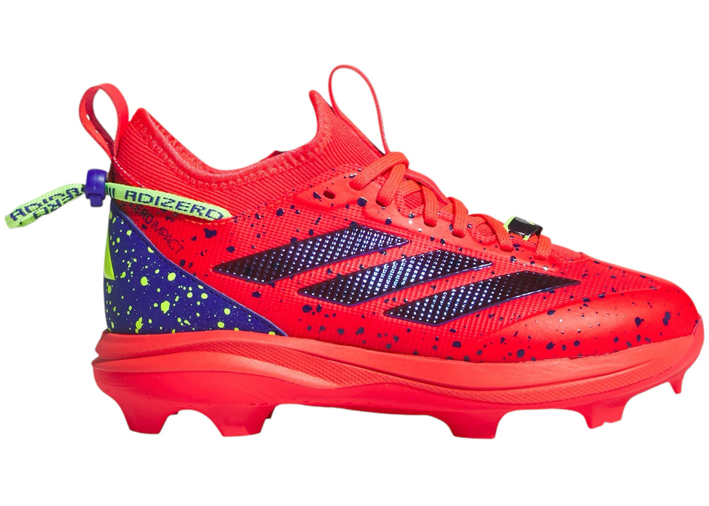 adidas Adizero Impact TPU BSB 2.0 Shades Lucid Red Blue Lemon (GS)