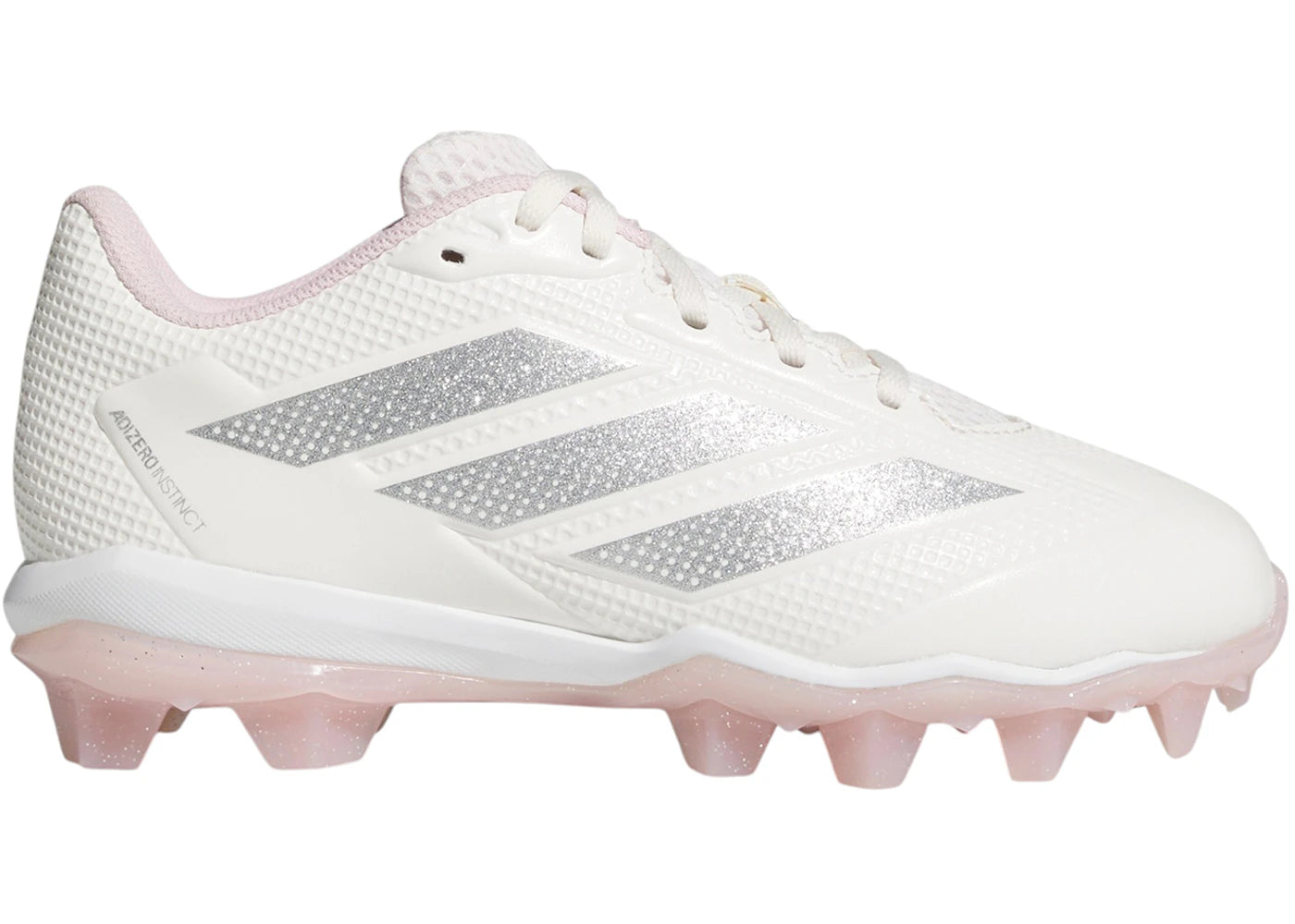 adidas Adizero Instinct Molded Rubber 2.0 Chalk White Silver Clear Pink (GS)