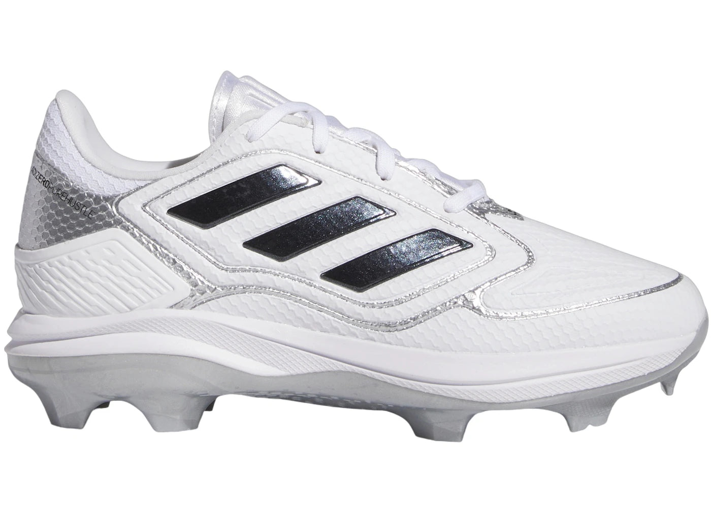 adidas Adizero Purehustle 3 TPU Cloud White Core Black Silver Metallic (GS)