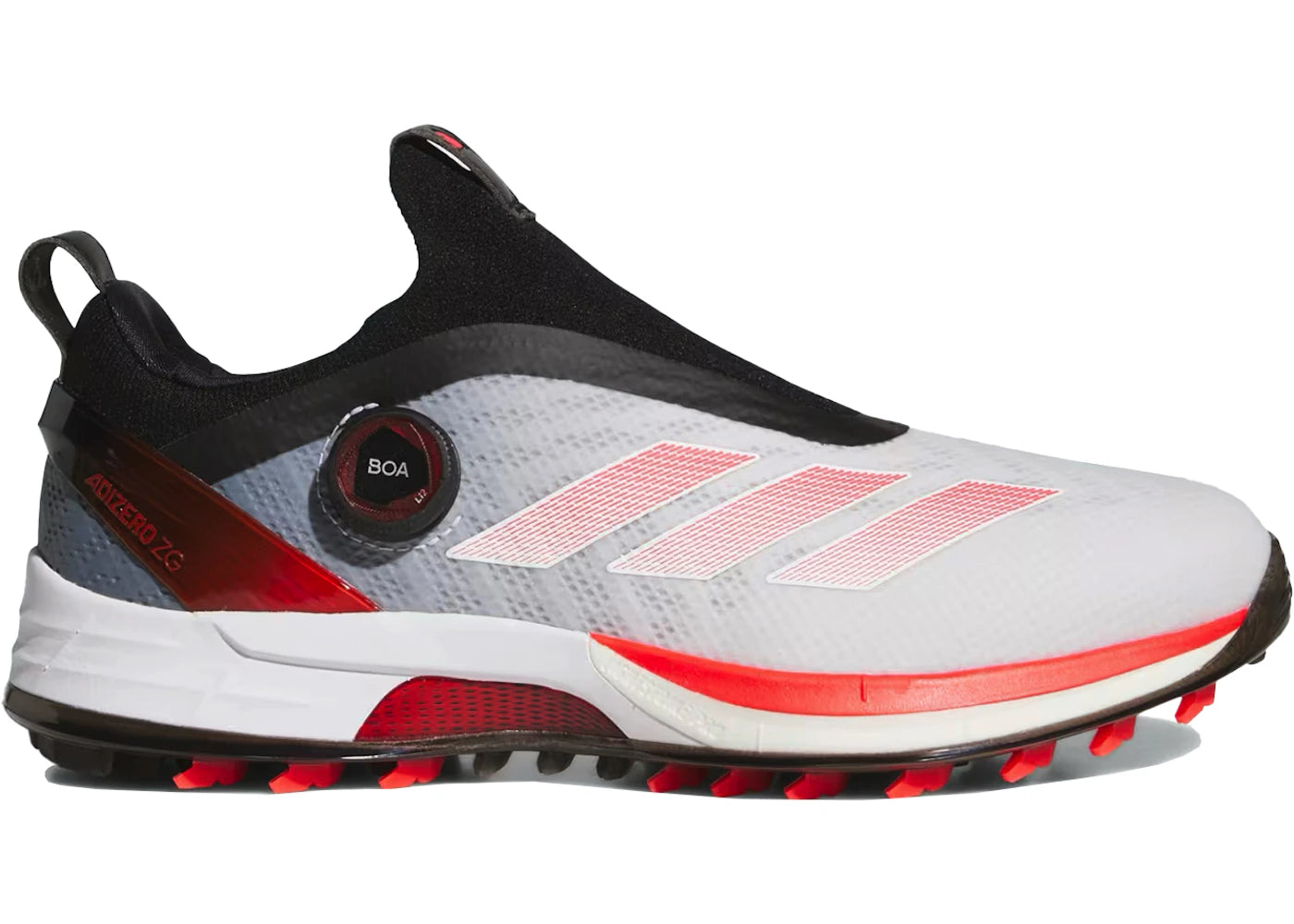 adidas Adizero ZG BOA Spikeless Golf Cloud White Lucid Red