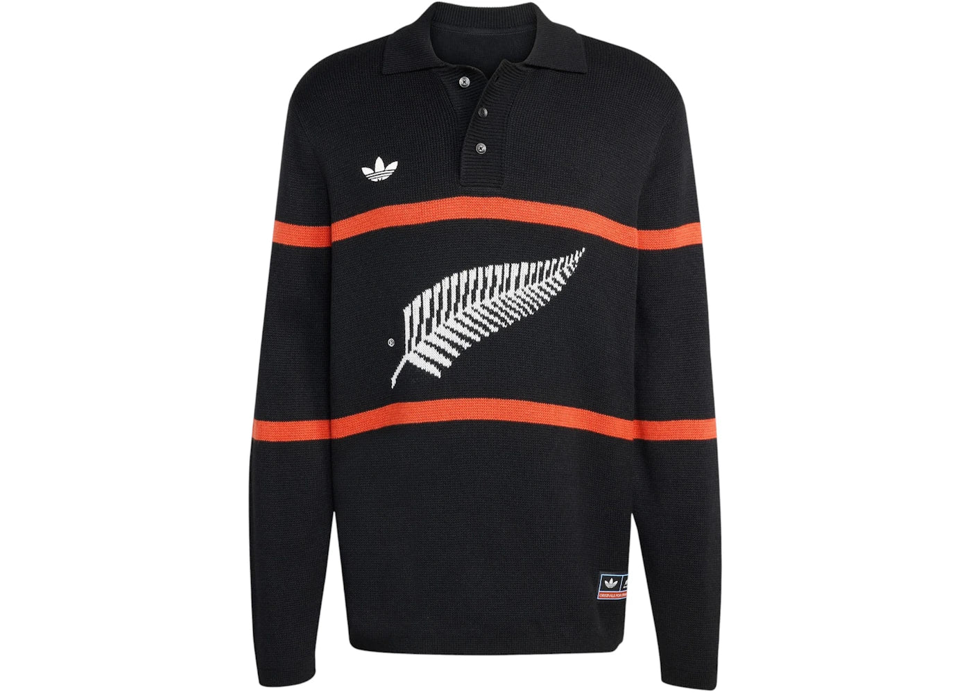 adidas & All Blacks Knitted Polo Black Black