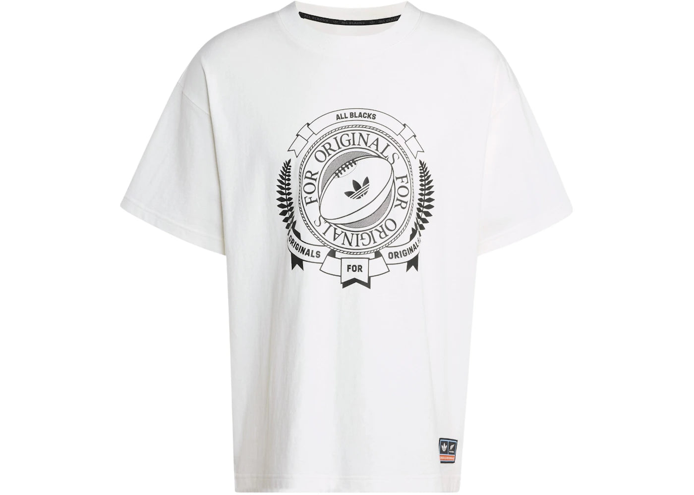 adidas & All Blacks Loose Graphic Ss T-Shirt Black Core White
