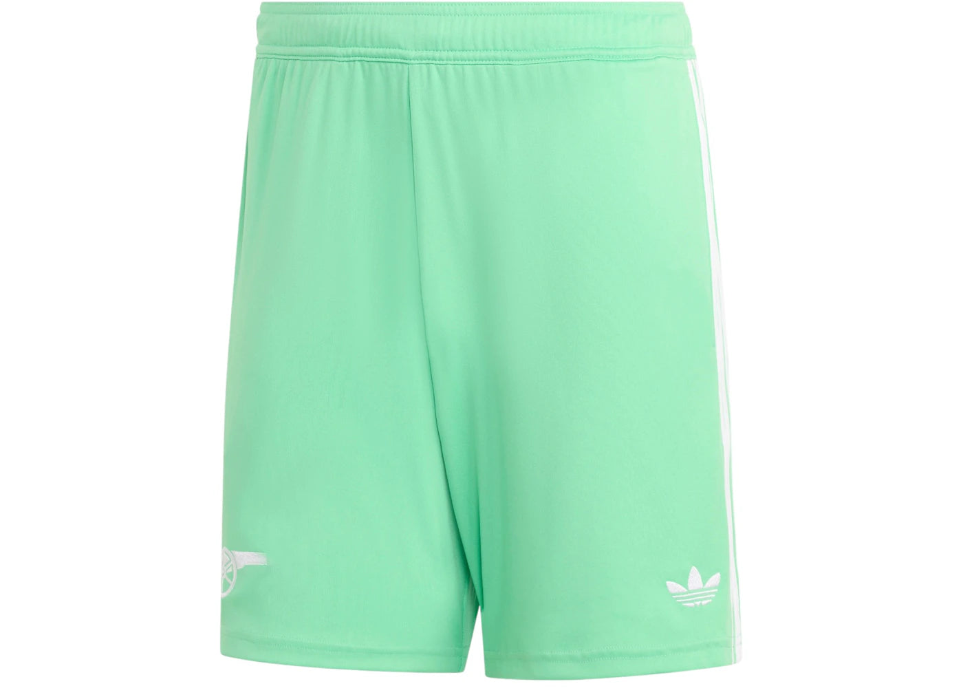 adidas Arsenal 25/26 Third Goalkeeper Shorts Semi Screaming Green White