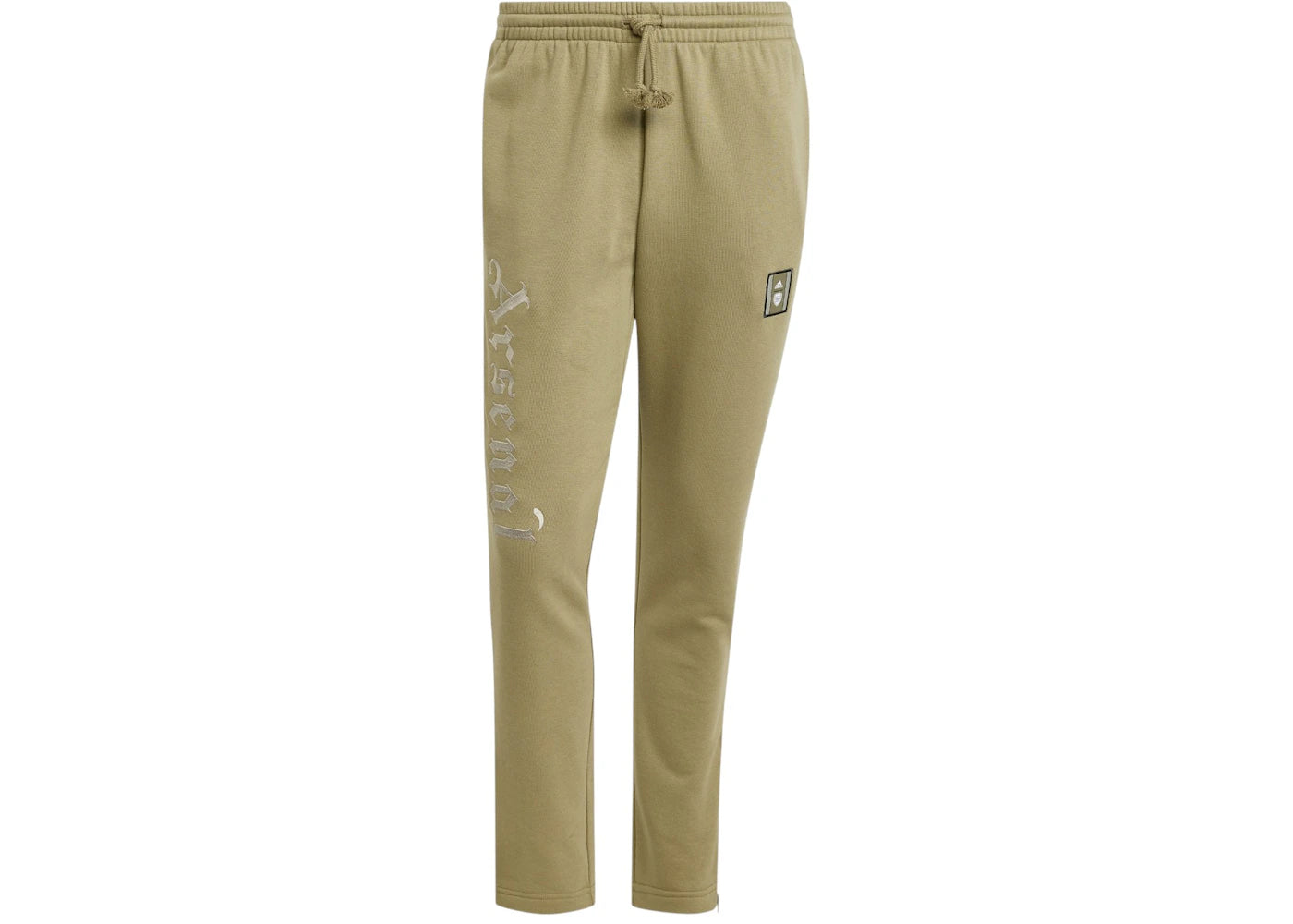 adidas Arsenal Seasonal Fleece Tracksuit Bottoms Orbit Green