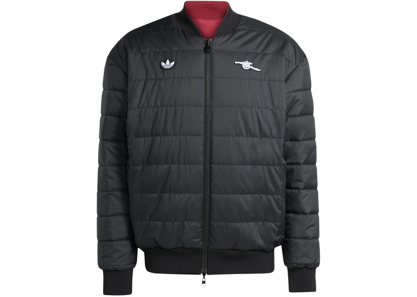 adidas Arsenal Terrace Icons Jacket Team Coll Burgundy Black