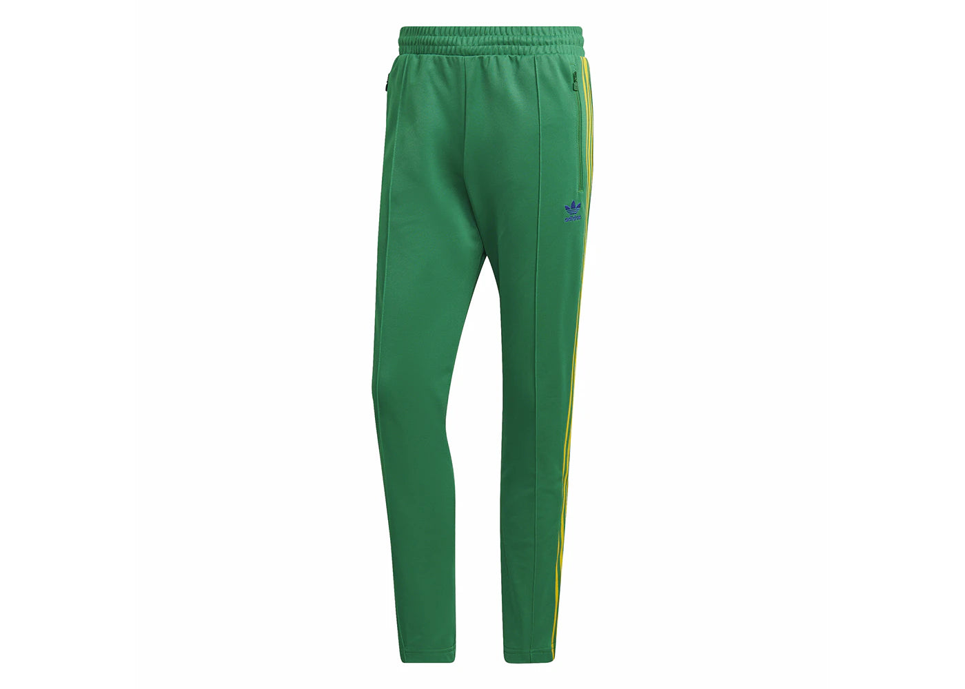 adidas Beckenbauer Track Pants Team Green/Team Yellow/Bold Blue