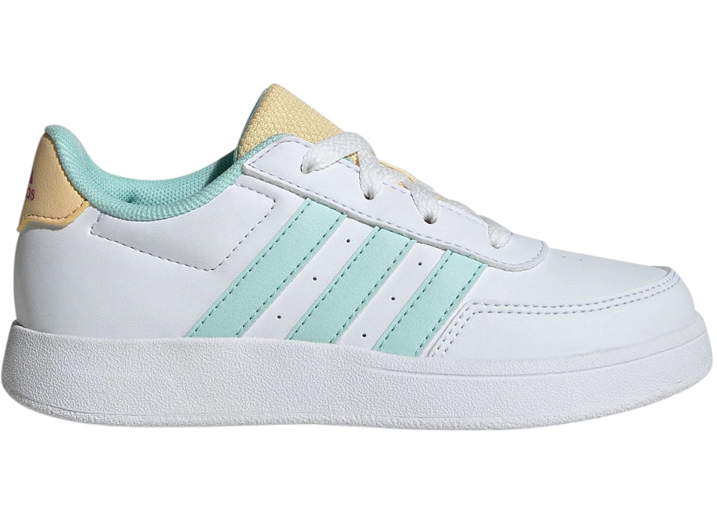 adidas Breaknet Lifestyle Court Cloud White Semi Flash Aqua Orange Tint (GS)