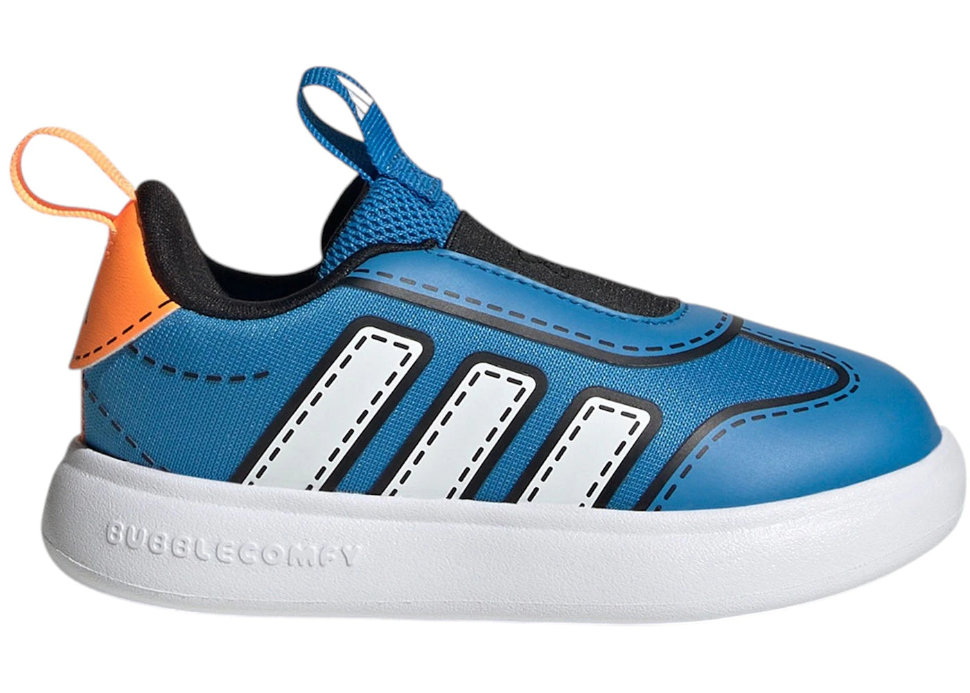 adidas Bubblecomfy Lucid Ray Blue White Tangerine (TD)