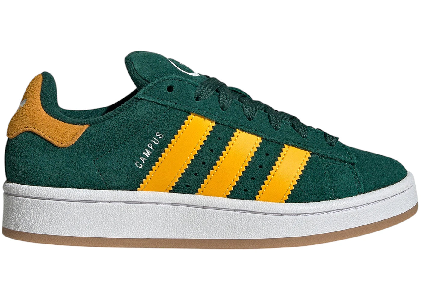 adidas Campus 00s Camp Collegiate Green Crew Yellow Cloud White (GS)