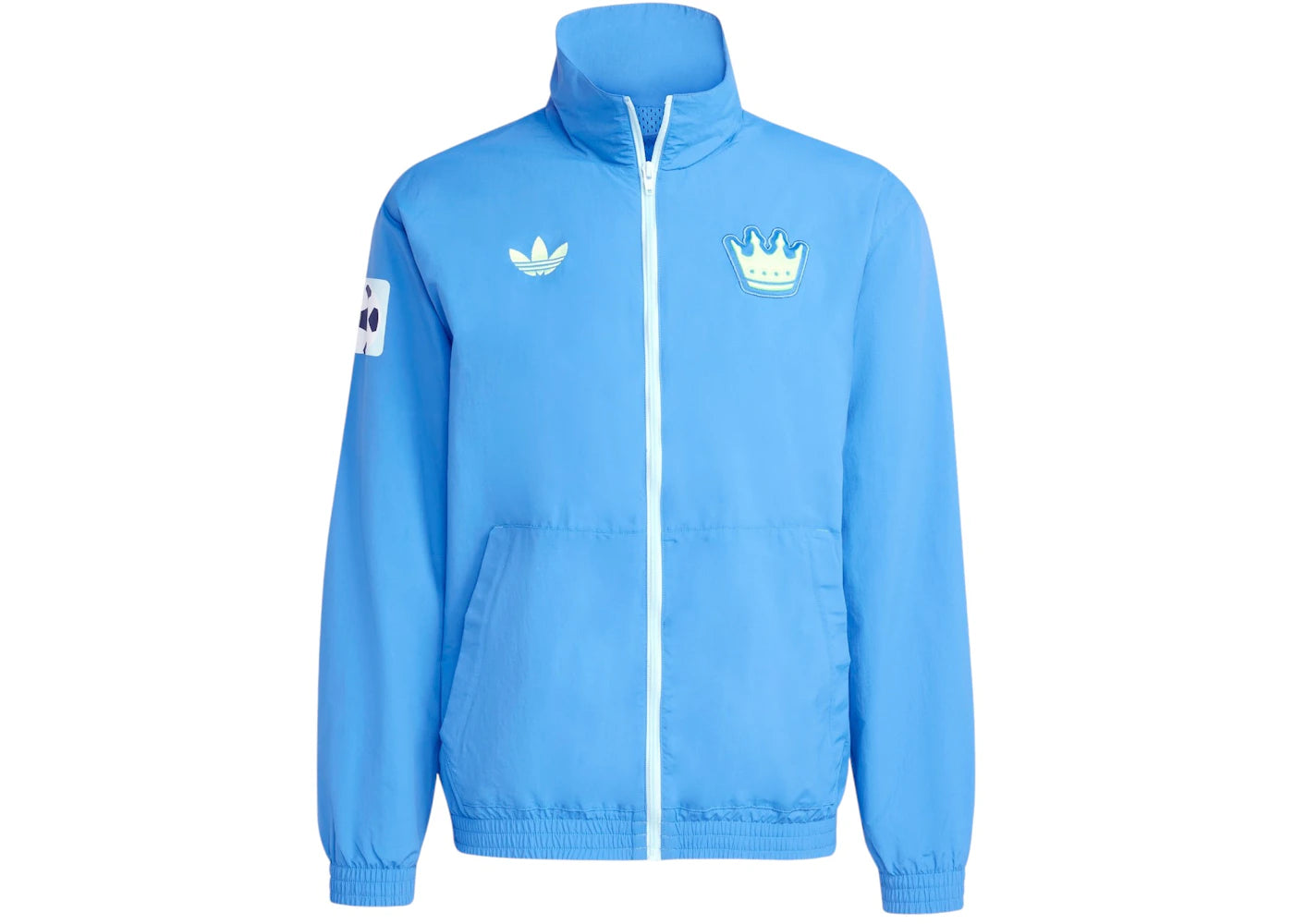 adidas Charlotte FC 2025 Anthem Jacket Focus Blue Hi-Res Yellow
