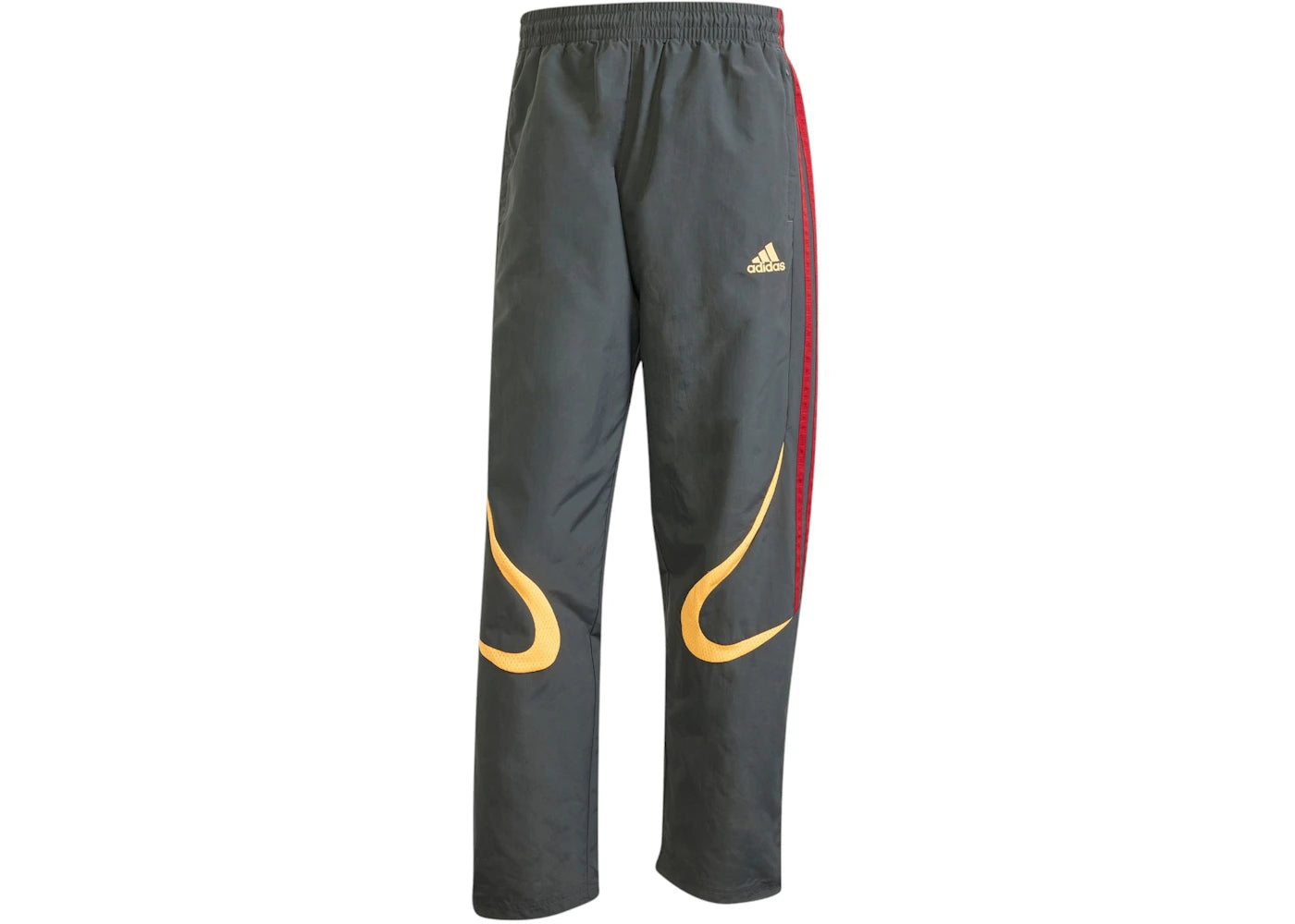 adidas Climacool Track Tracksuit Pant Grey Six Flash Orange Team Victory Red