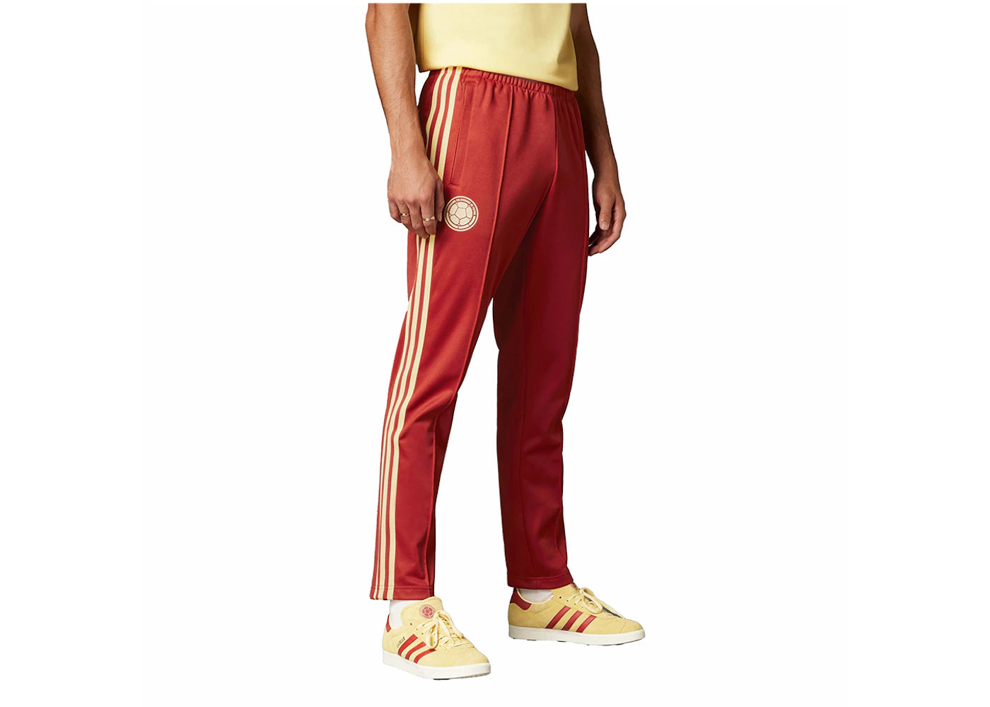 adidas Colombia Beckenbauer Track Pants Tribe Orange/Almost Yellow