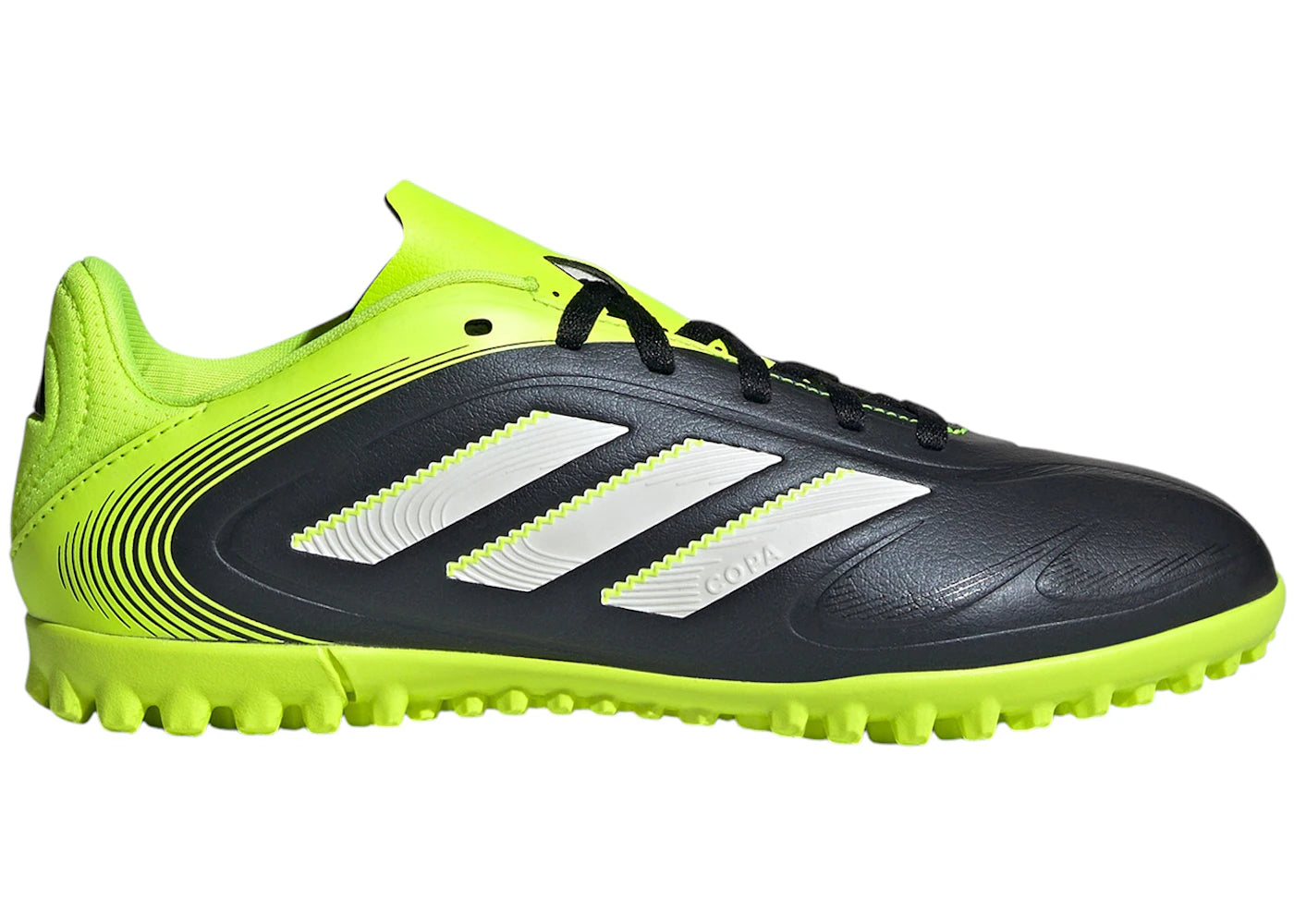 adidas Copa Pure 3 Club TF Core Black Cloud White Lucid Lemon (GS)