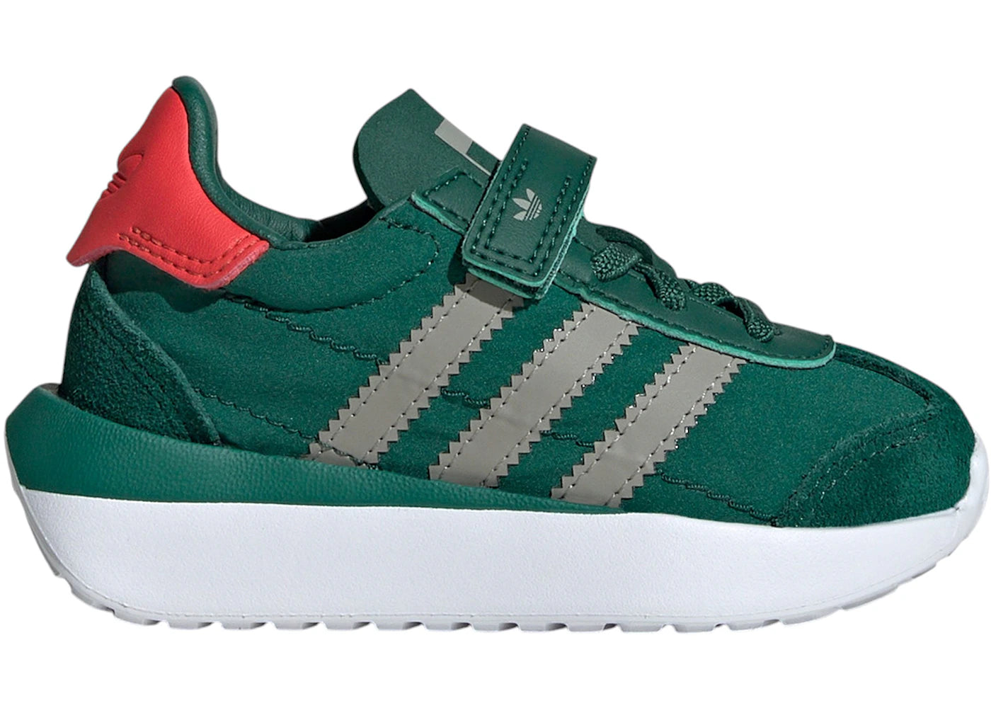 adidas Country XLG Collegiate Green Silver Pebble Bright Red (TD)