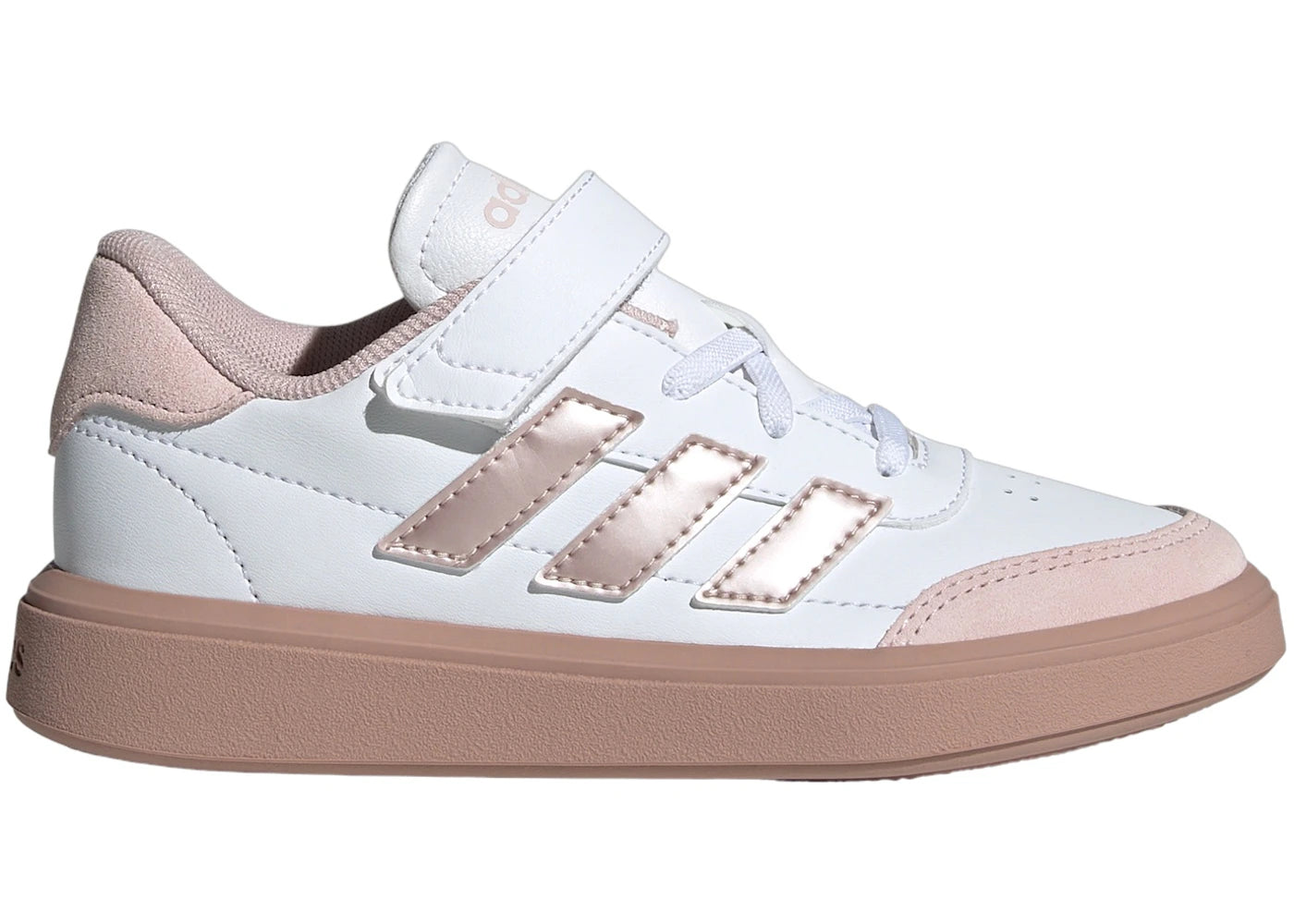 adidas Courtblock Cloud White Sandy Pink Met. Sandy Pink (PS)