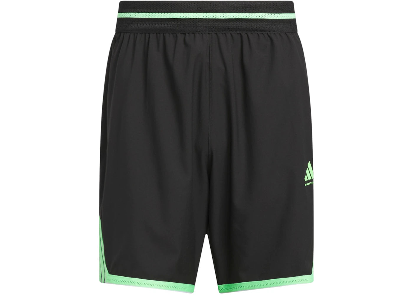 adidas Crazy Lite Shorts Black Lime Burst