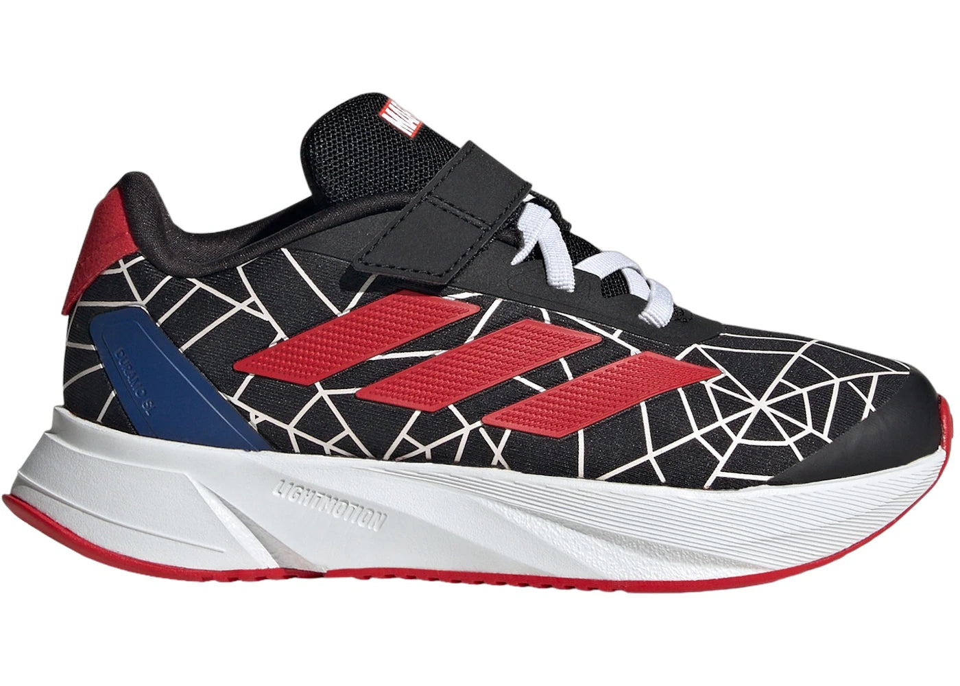 adidas Duramo EL Spider-Man Core Black Better Scarlet Cloud White (GS)