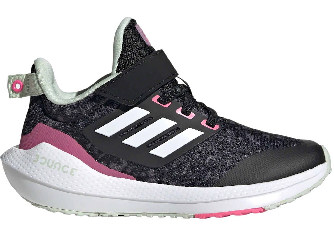 adidas EQ21 2.0 Bounce With Top Strap Core Black Cloud White Pulse Magenta (PS)