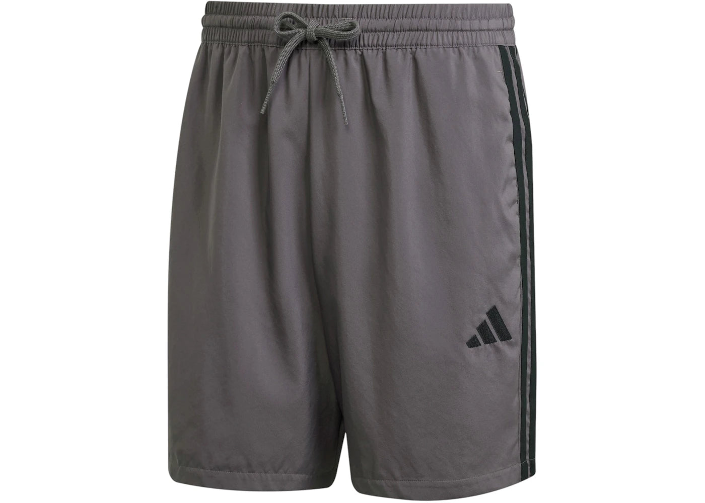adidas Essential 3-Stripes Chelsea Shorts Grey Strata Black