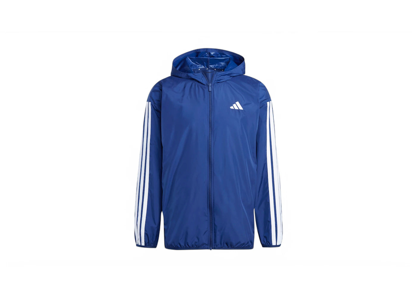 adidas Essentials 3-Stripes Windbreaker Dark Blue/White