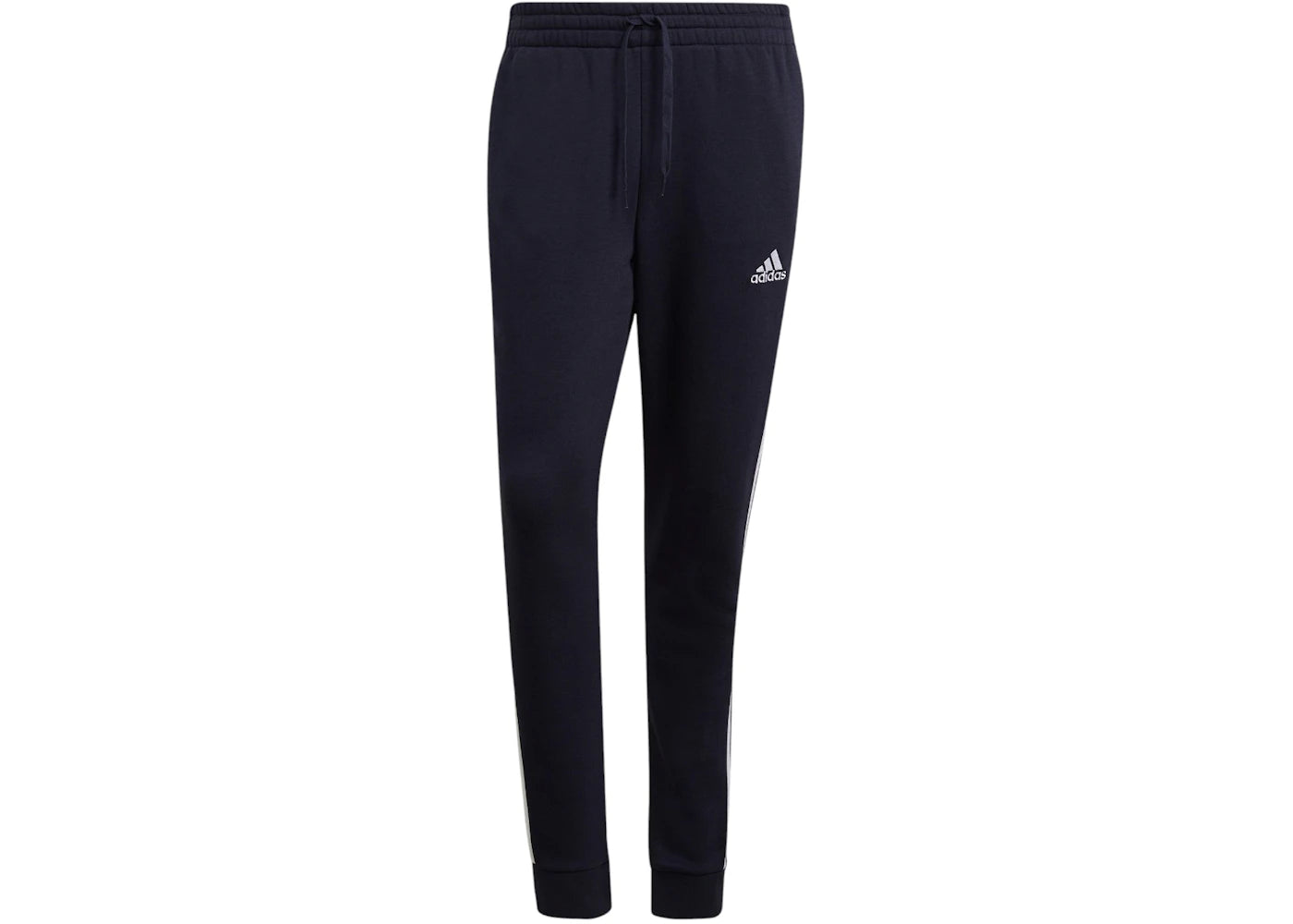 adidas Essentials Fleece Tapered Cuff 3-Stripes Pant Legend Ink/White