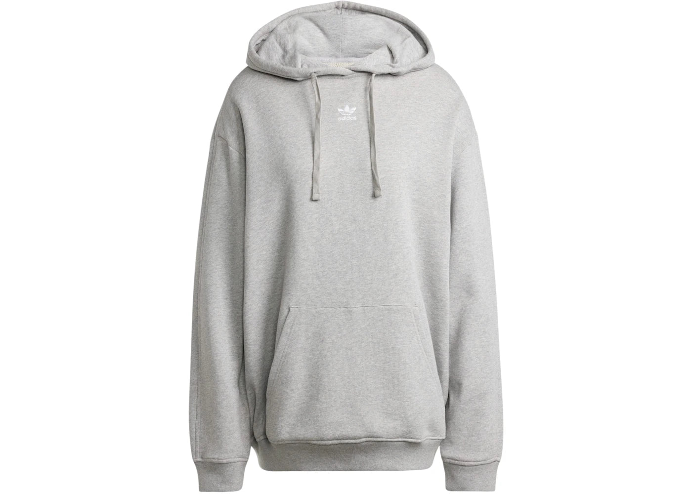 adidas Essentials Loose French Terry Hoodie Medium Grey Heather