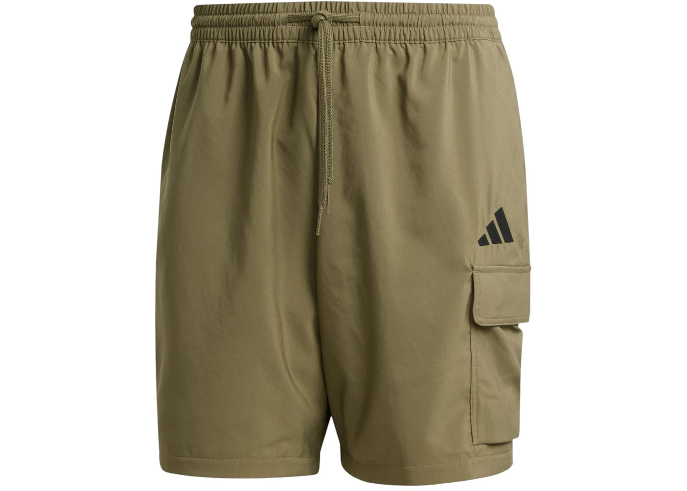 adidas Essentials Small Logo Cargo Chelsea Shorts Olive Strata/Black