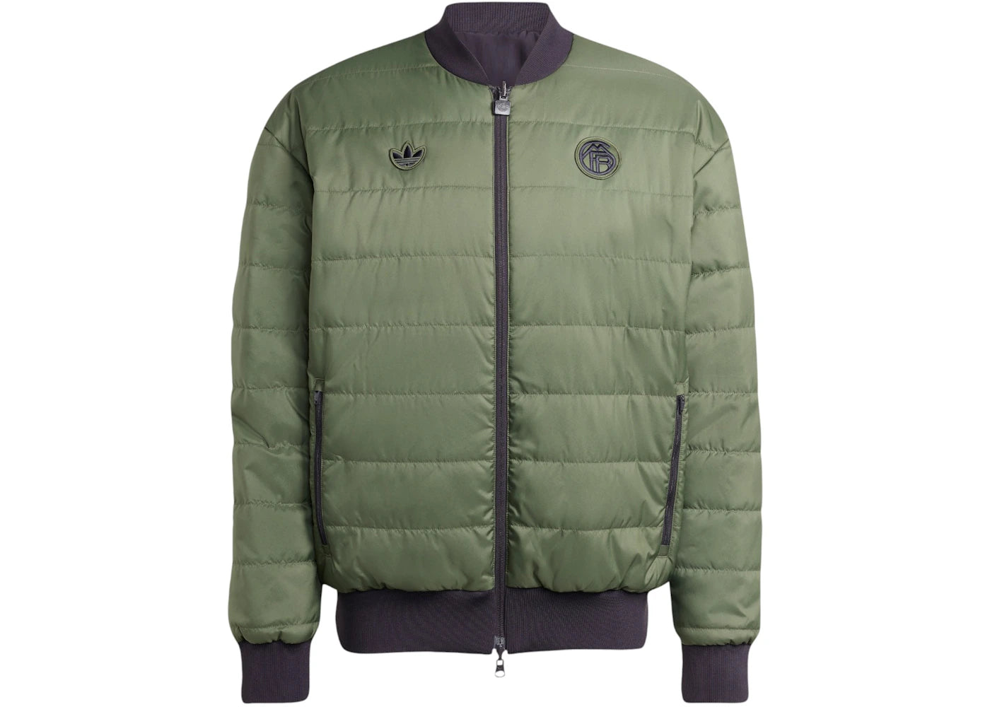 adidas FC Bayern Terrace Icons Jacket Aurora Black Base Green