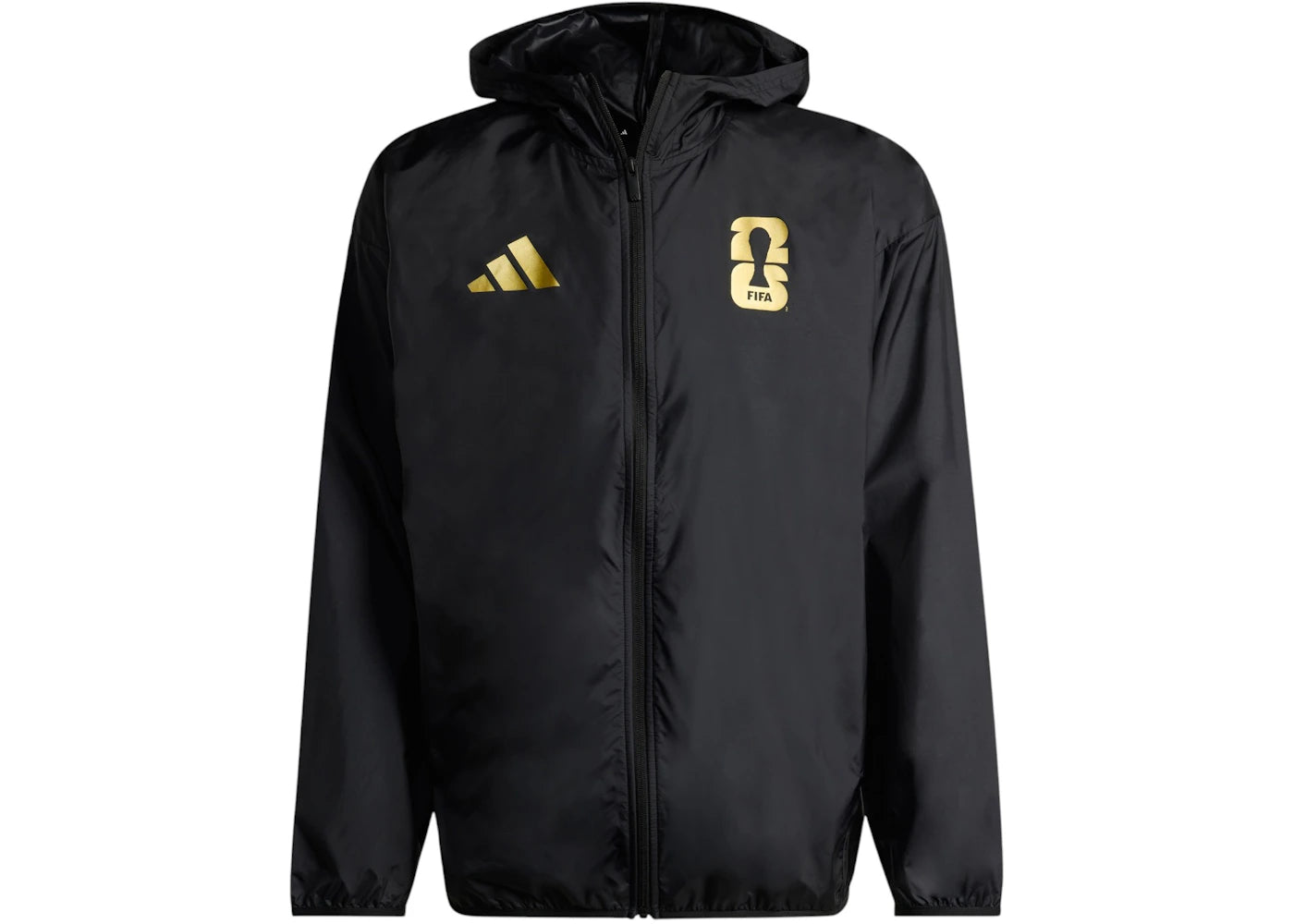 adidas FIFA World Cup 202026 Official Emblem Windbreaker Jacket Black