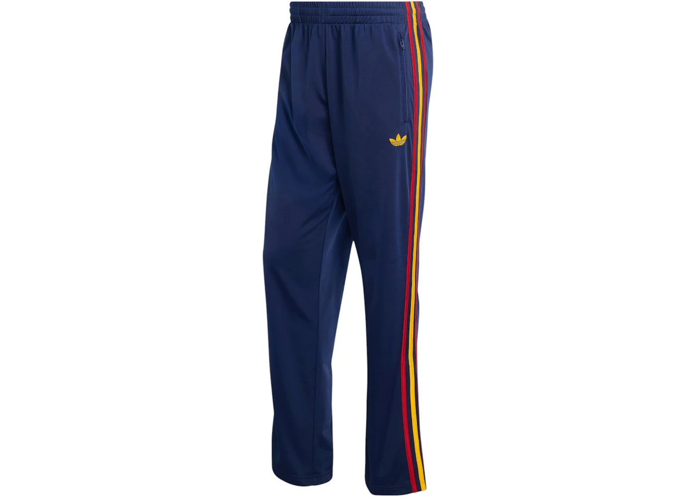 adidas Firebird Track Tracksuit Pants Dark Blue Crew Yellow Team Power Red
