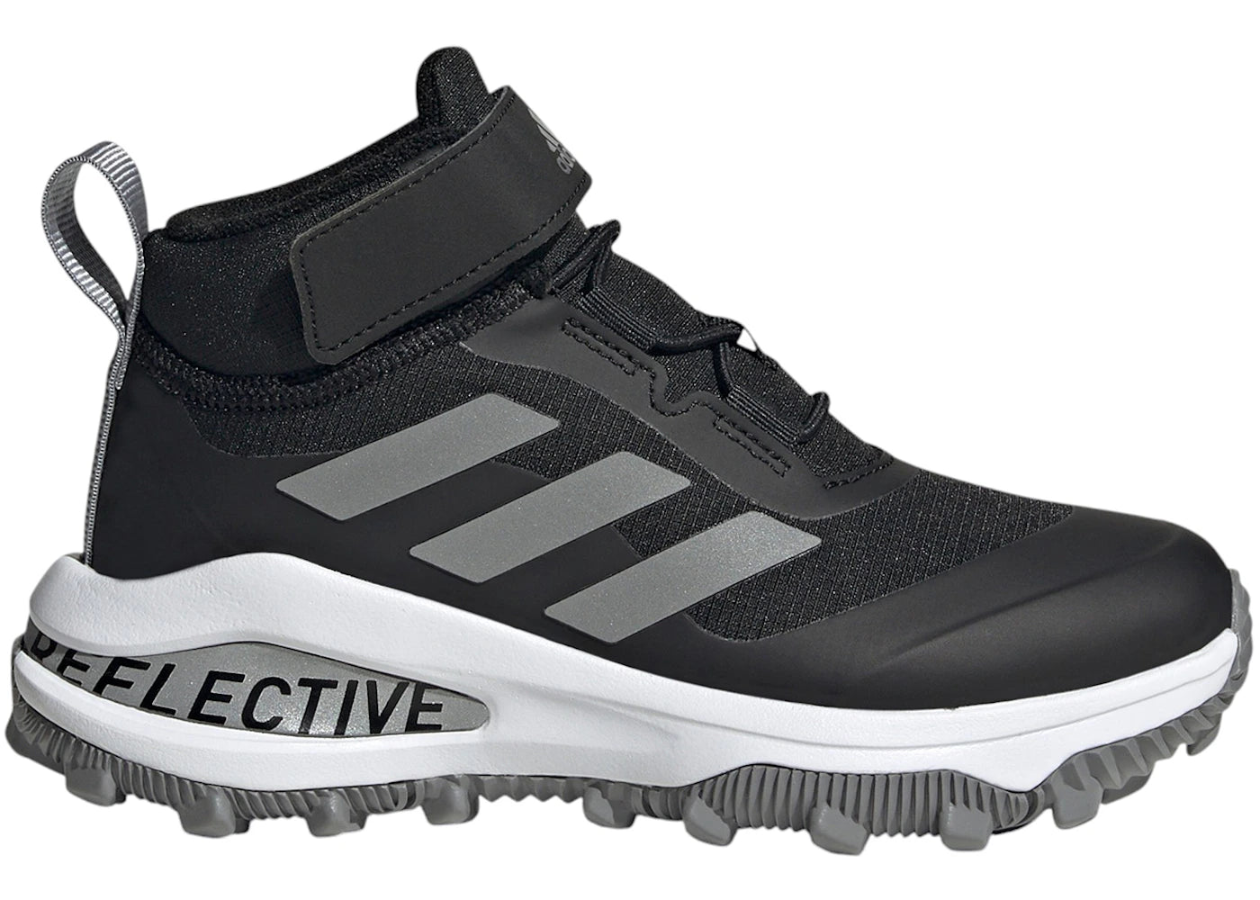 adidas Fortarun All Terrain Cloudfoam Core Black Silver Metallic Cloud White (GS)