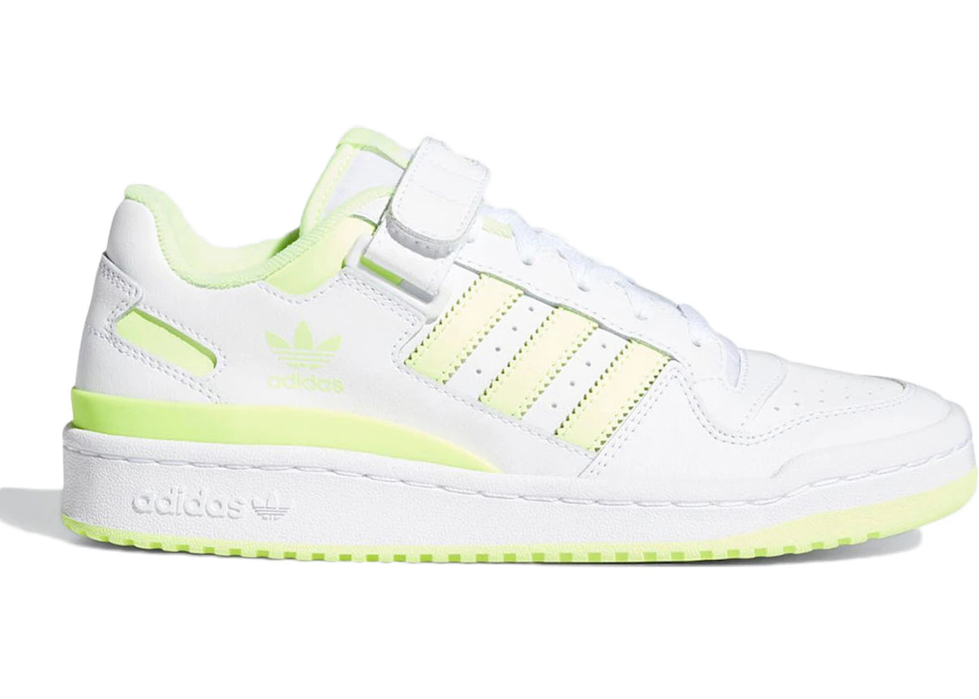 adidas Forum Low White Hi-Res Yellow (Women's)