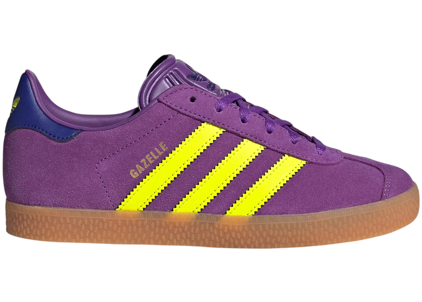 adidas Gazelle Active Purple Solar Yellow Collegiate Purple (GS)