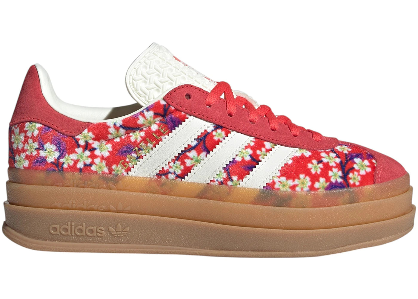 adidas Gazelle Bold Liberty London Floral Semi Lucid Red (GS)