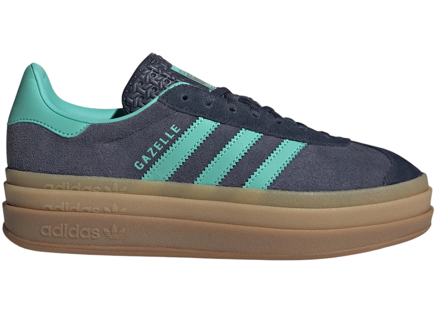 adidas Gazelle Bold Shadow Navy Acid Mint Legend Ink (Women's)