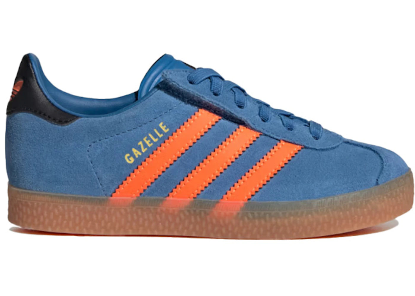 adidas Gazelle Comfort Closure Focus Blue Solar Oange (PS)