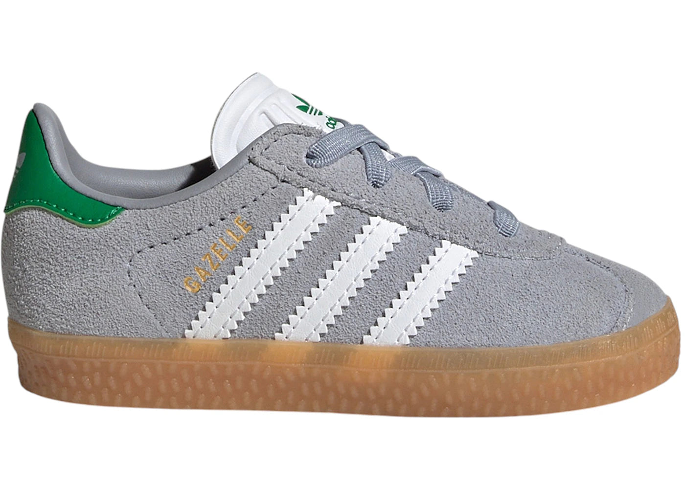 adidas Gazelle Comfort Closure Halo Silver Green (TD)