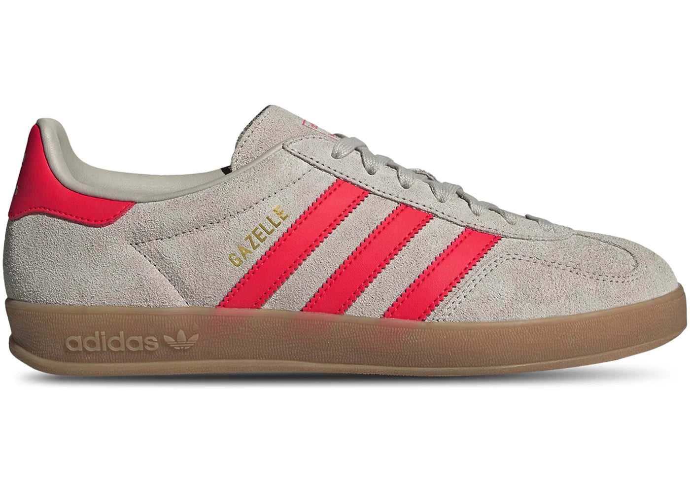 adidas Gazelle Indoor Beige Lucid Red