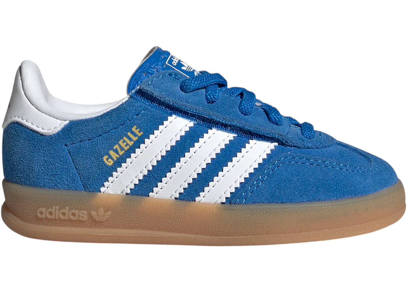 adidas Gazelle Indoor Comfort Closure Blue Bird White Gum (TD)