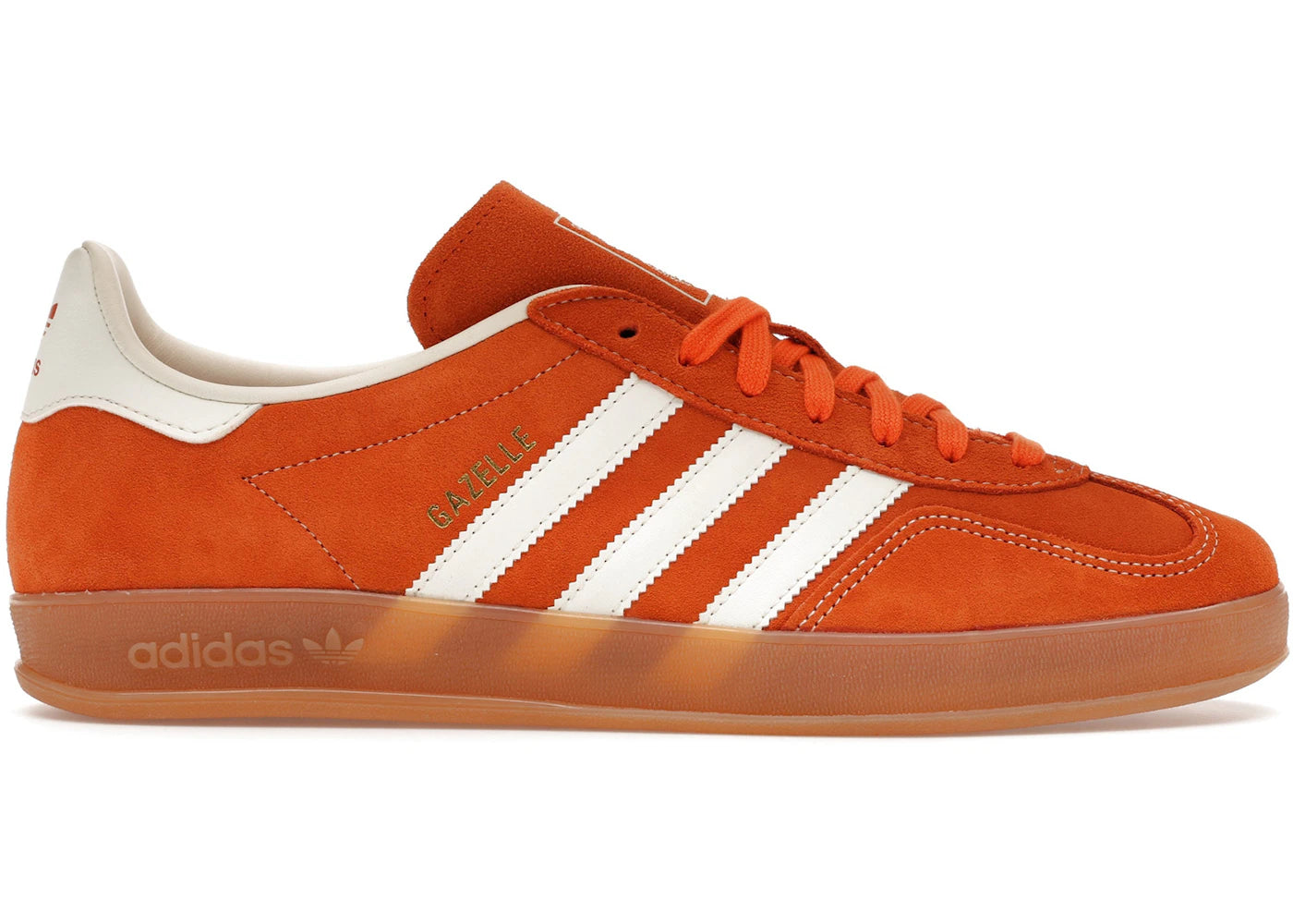 adidas Gazelle Indoor Orange Off White Gold Metallic