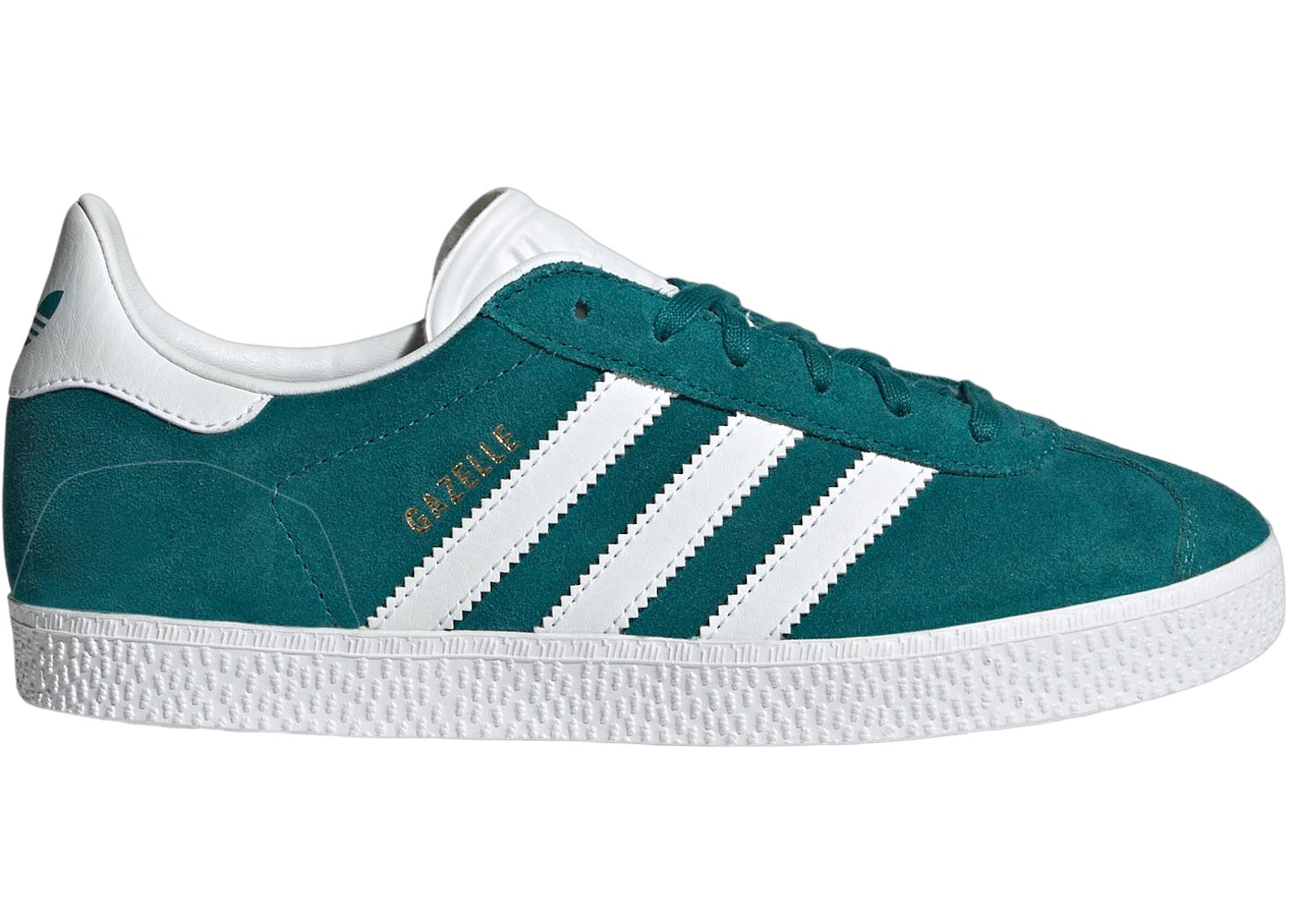 adidas Gazelle Legacy Teal Cloud White Gold Metallic (GS)