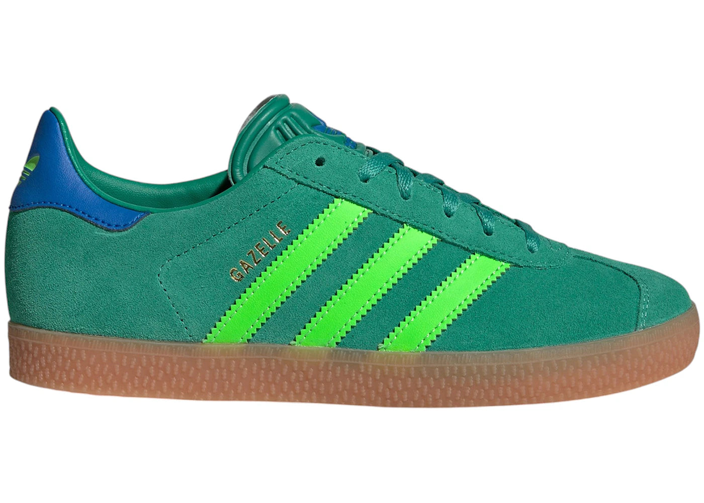 adidas Gazelle Semi Court Green Solar Green Blue Bird (GS)