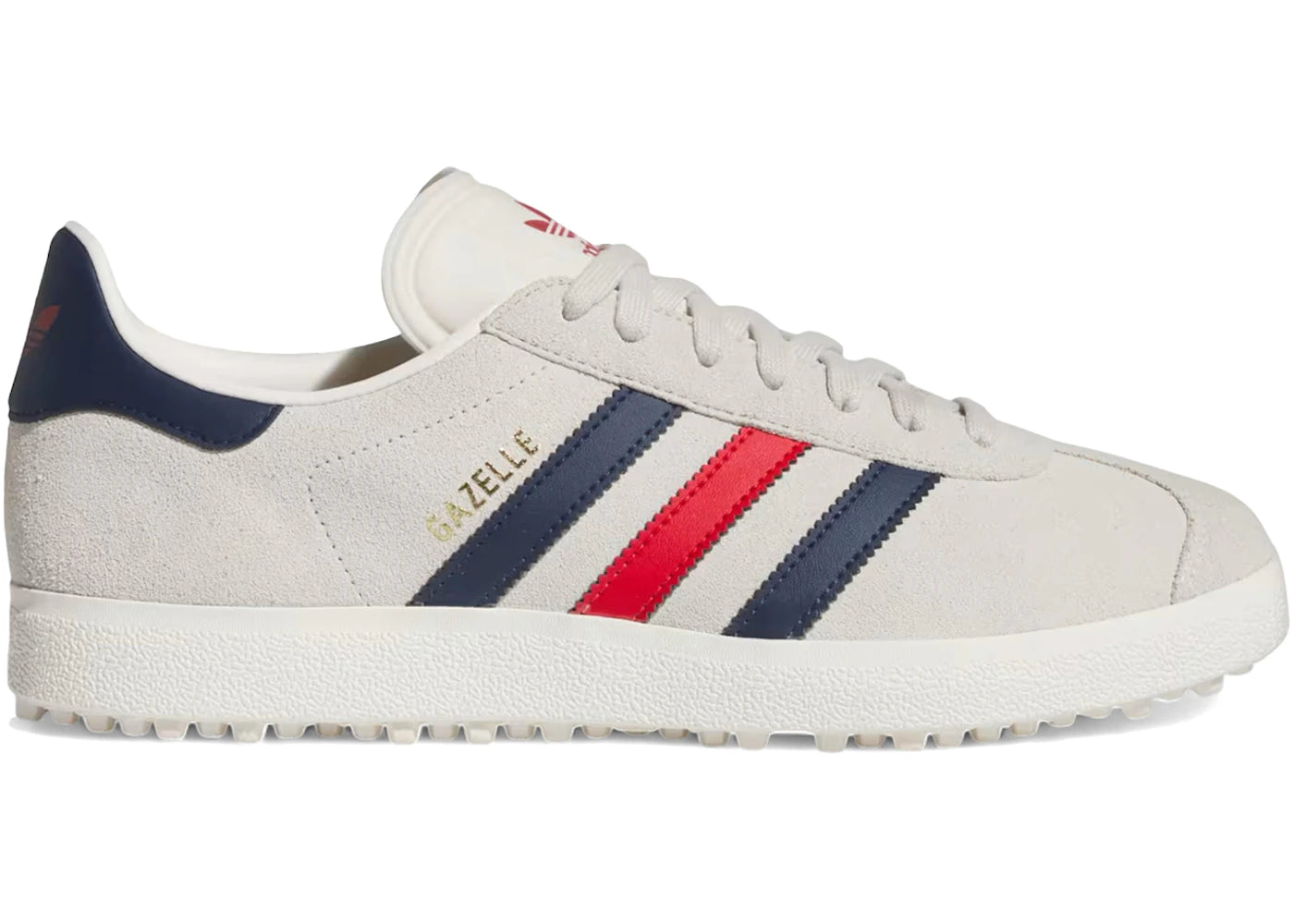 adidas Gazelle Spikeless Golf Alumina Night Indigo Better Scarlet