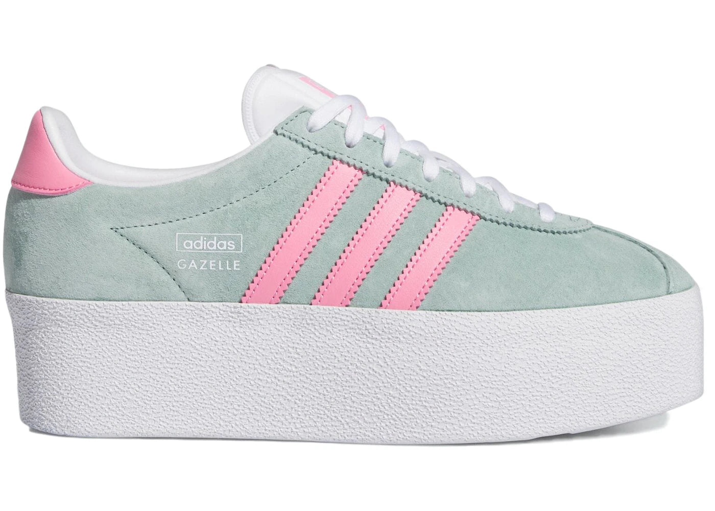 adidas Gazelle Up Hazy Green Bliss Pink (Women's)