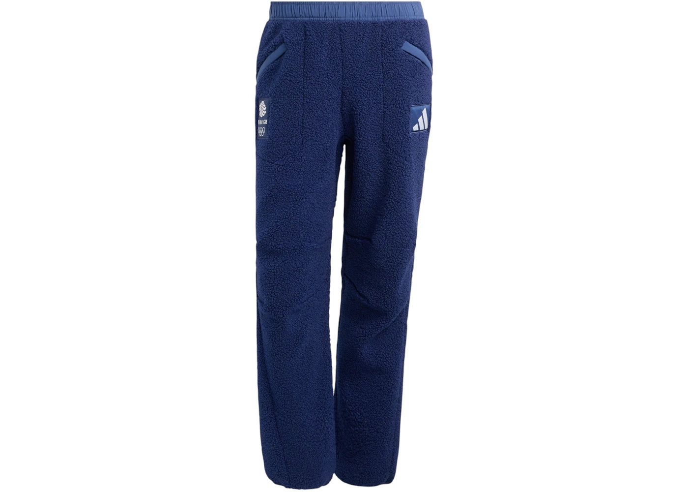 adidas Gb Xploric High Pile Fleece Tracksuit Pants Dark Blue