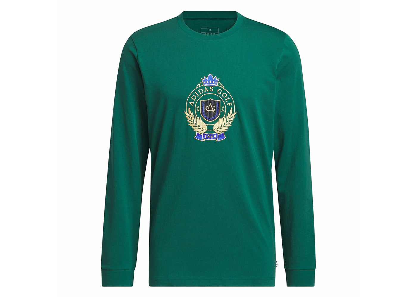 adidas Go-To Crest Graphic Long Sleeve Tee Collegiate Green