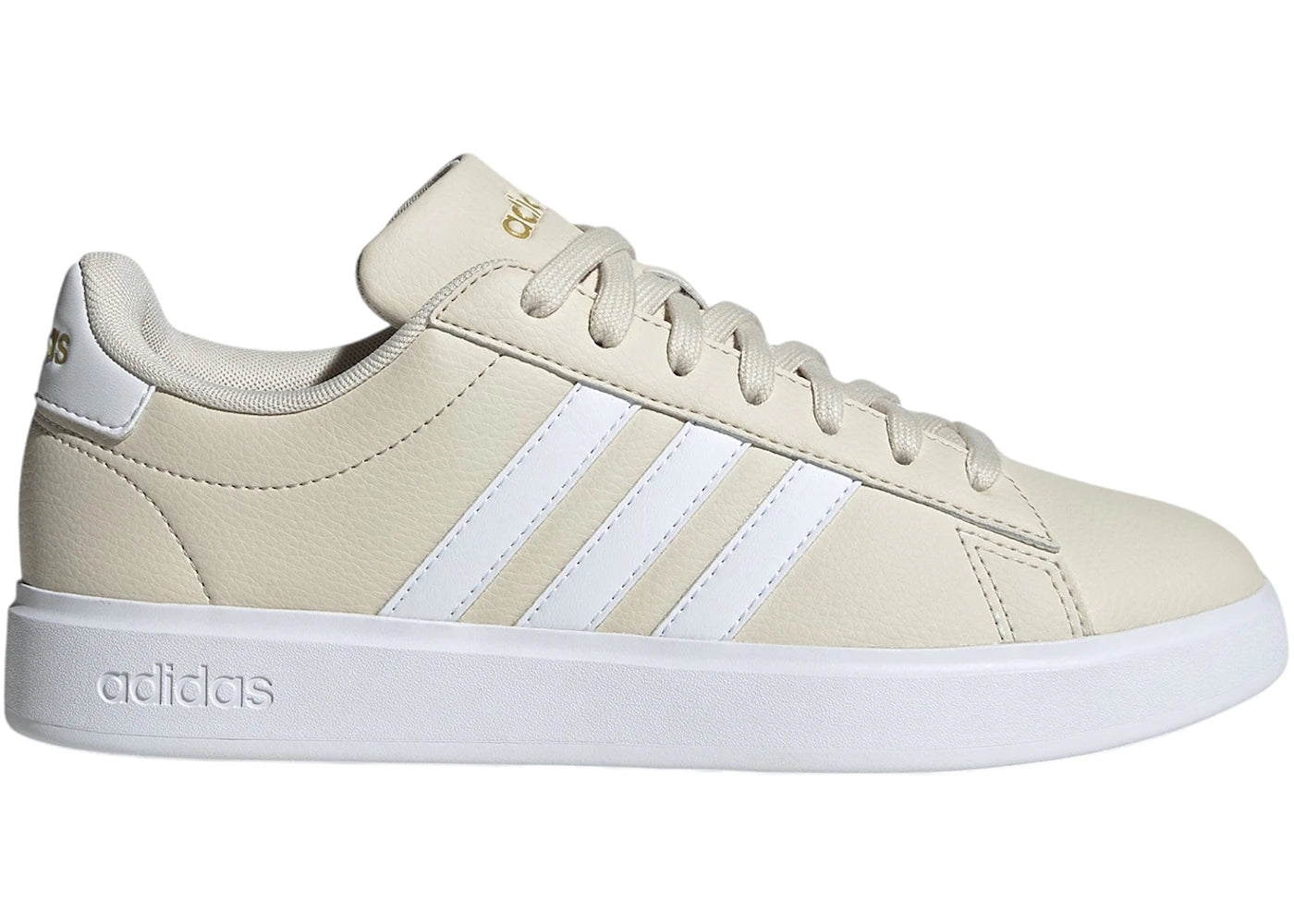 adidas Grand Court 2.0 Alumina Cloud White Gold Metallic (Women's)