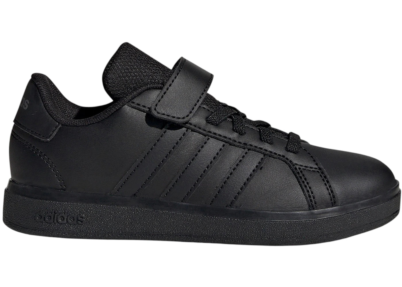adidas Grand Court 2.0 Black Grey Six (PS)